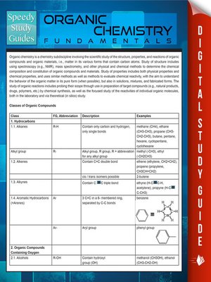 cover image of Organic Chemistry Fundamentals